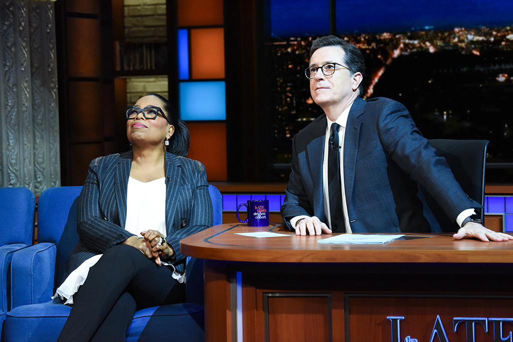 Oprah Winfrey, The Late Show With Stephen Colbert Oprah Winfrey, The Late Show With Stephen Colbert